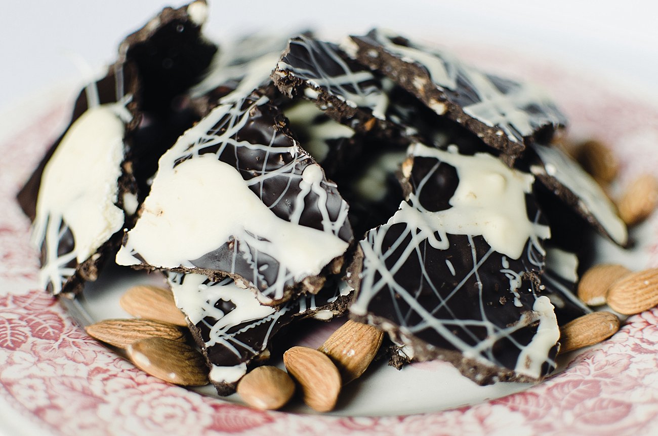 DIY “Bark Thins” Dark Chocolate Almond Bark Recipe