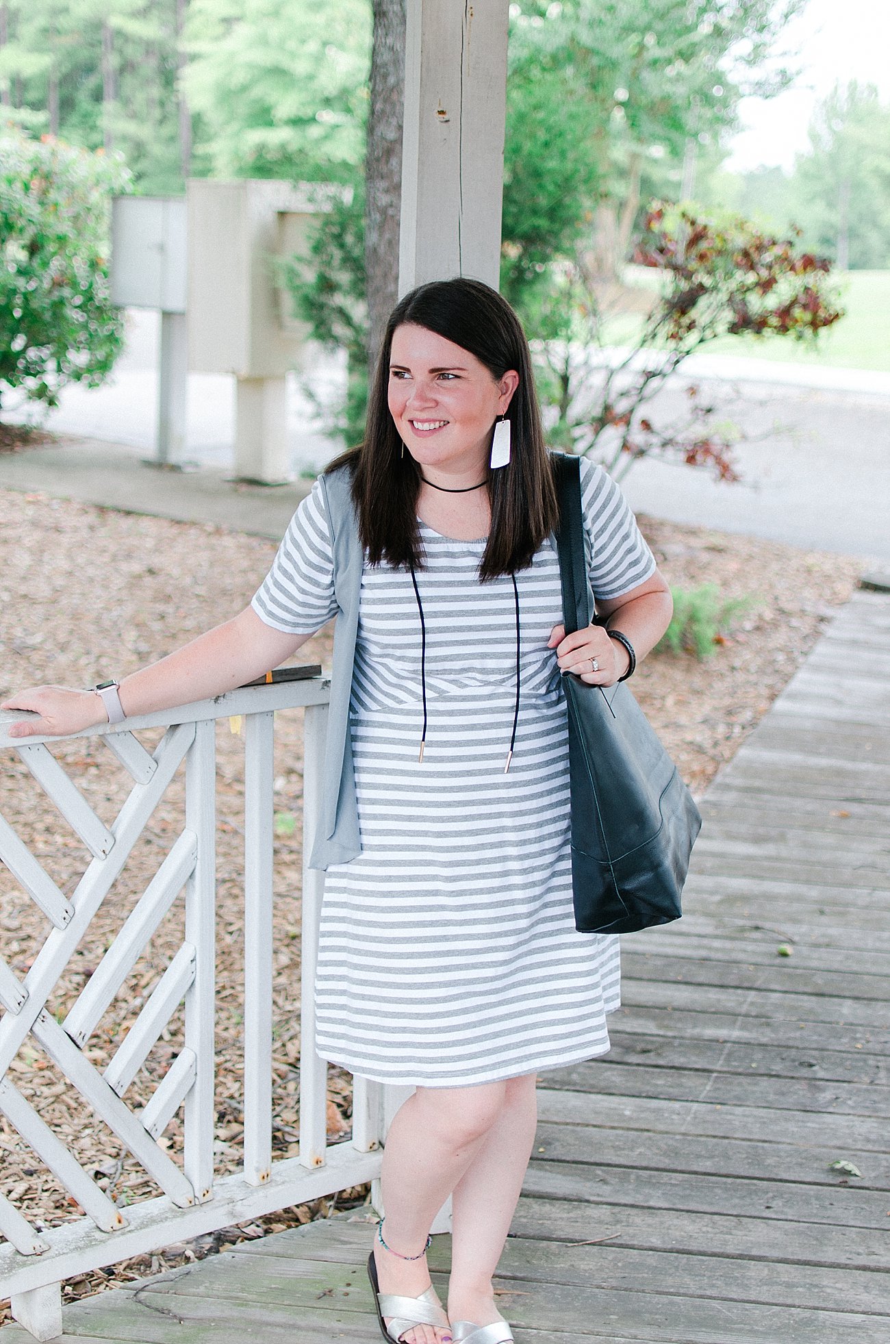 How to Style a Striped Dress by N fashion blogger Still Being Molly