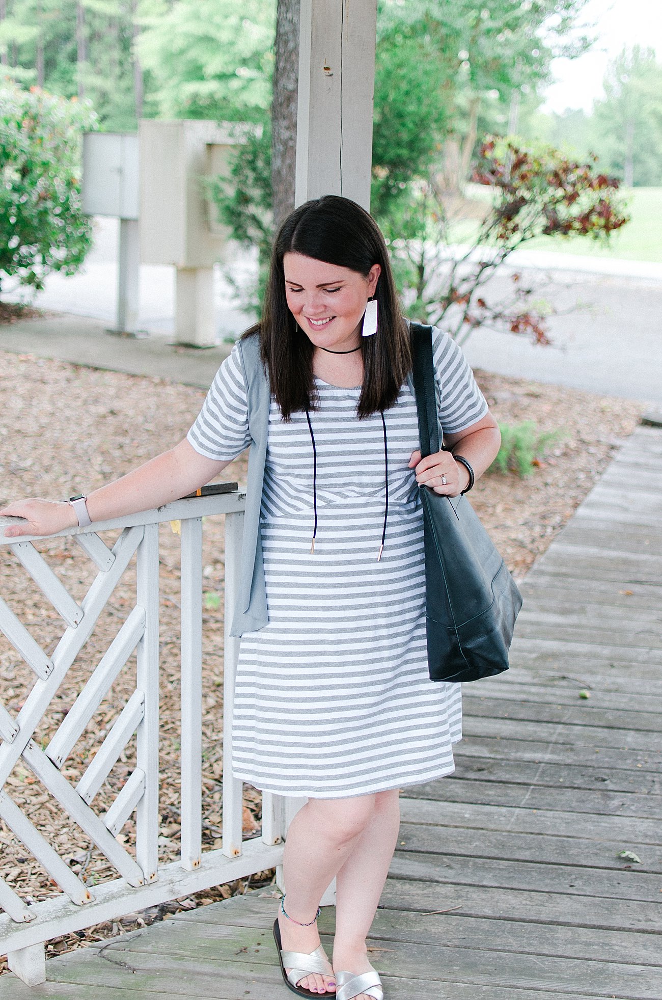 How to Style a Striped Dress by N fashion blogger Still Being Molly