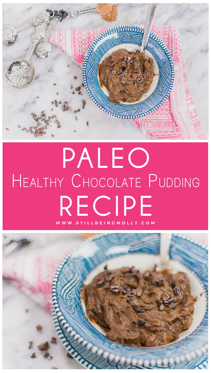 Paleo Chocolate Pudding Recipe with Cacao Nibs