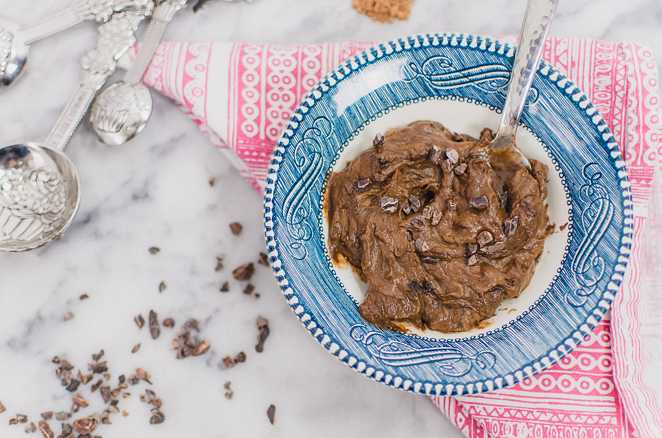 Paleo Chocolate Pudding Recipe with Cacao Nibs (6) - by popular North Carolina blogger Still Being Molly