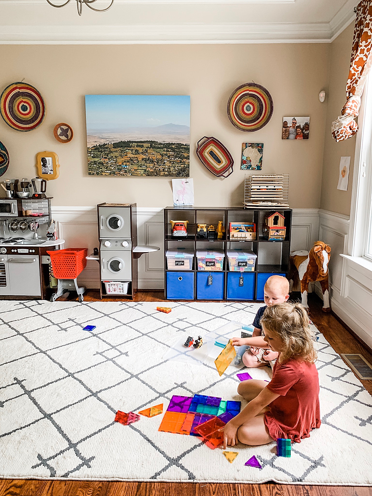 Playroom Organization Before & After