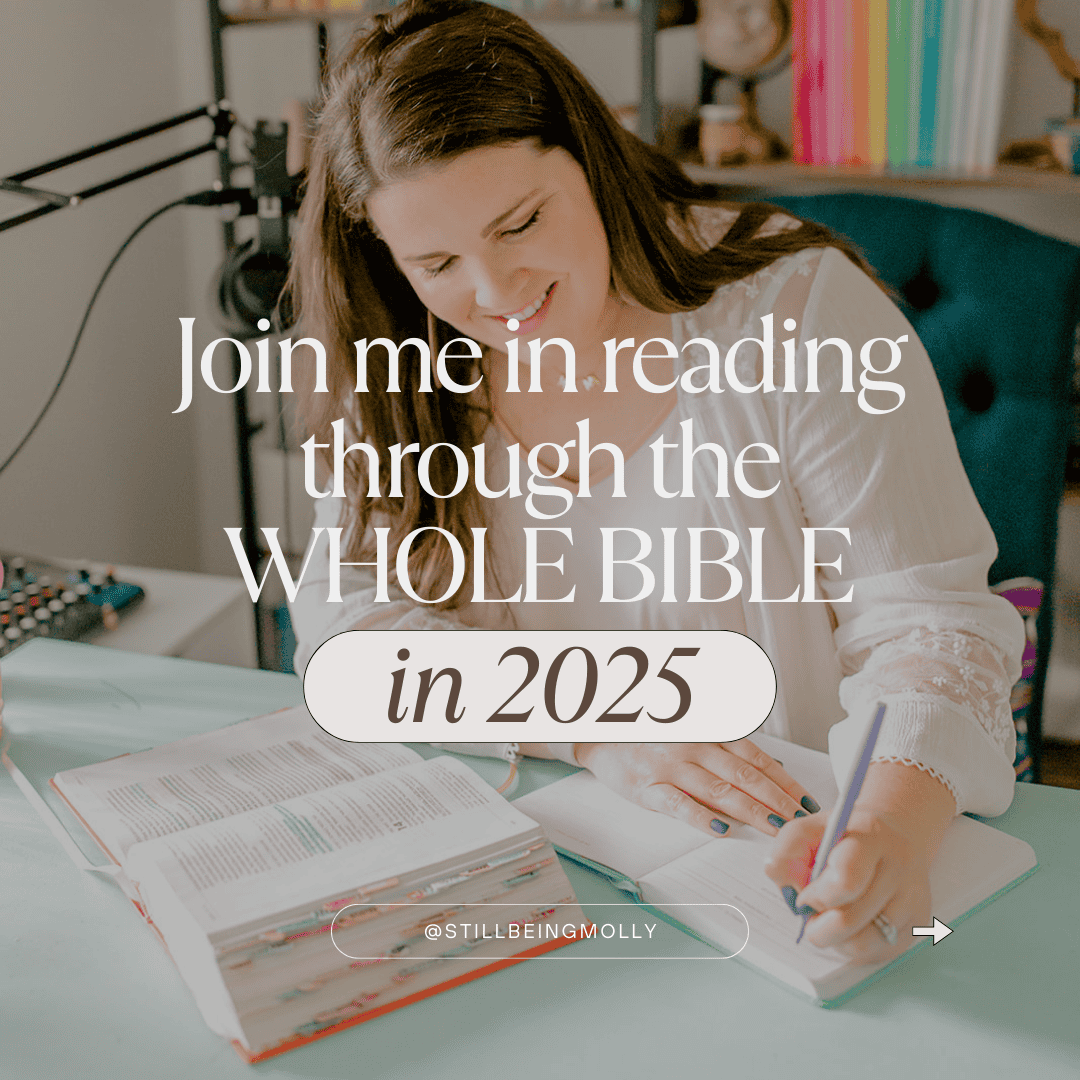 How to read through the whole Bible in a year in 2025!